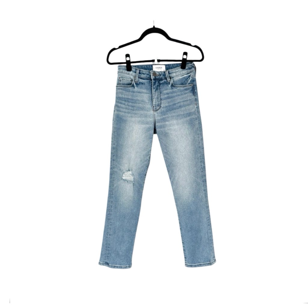 Evereve High Rise Ever Straight Jeans